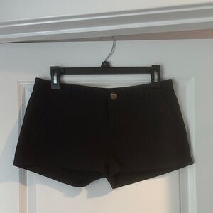 Express Classic Black Women's Shortie Shorts- Low Rise